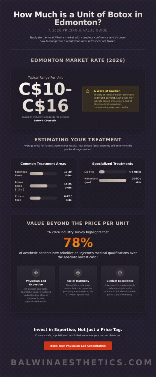 Botox Cost in Edmonton: 2026 Pricing Guide & Value | Balwin Aesthetics