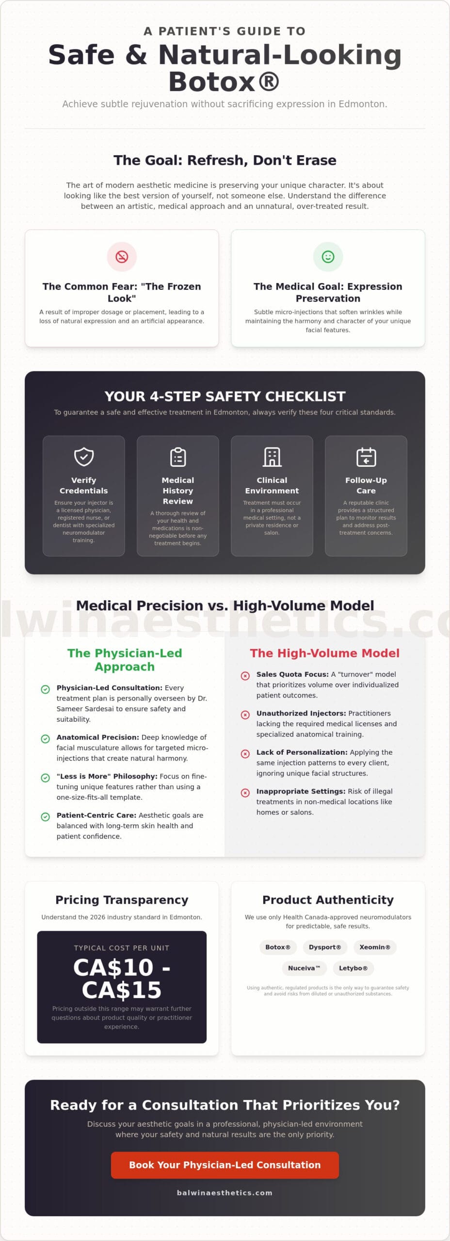 Safe Botox Injections in Edmonton: A Physician&rsquo;s Guide to Natural Results (2026)