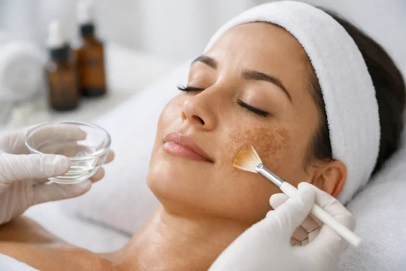 How Chemical Peels Reduce Discoloration Safely